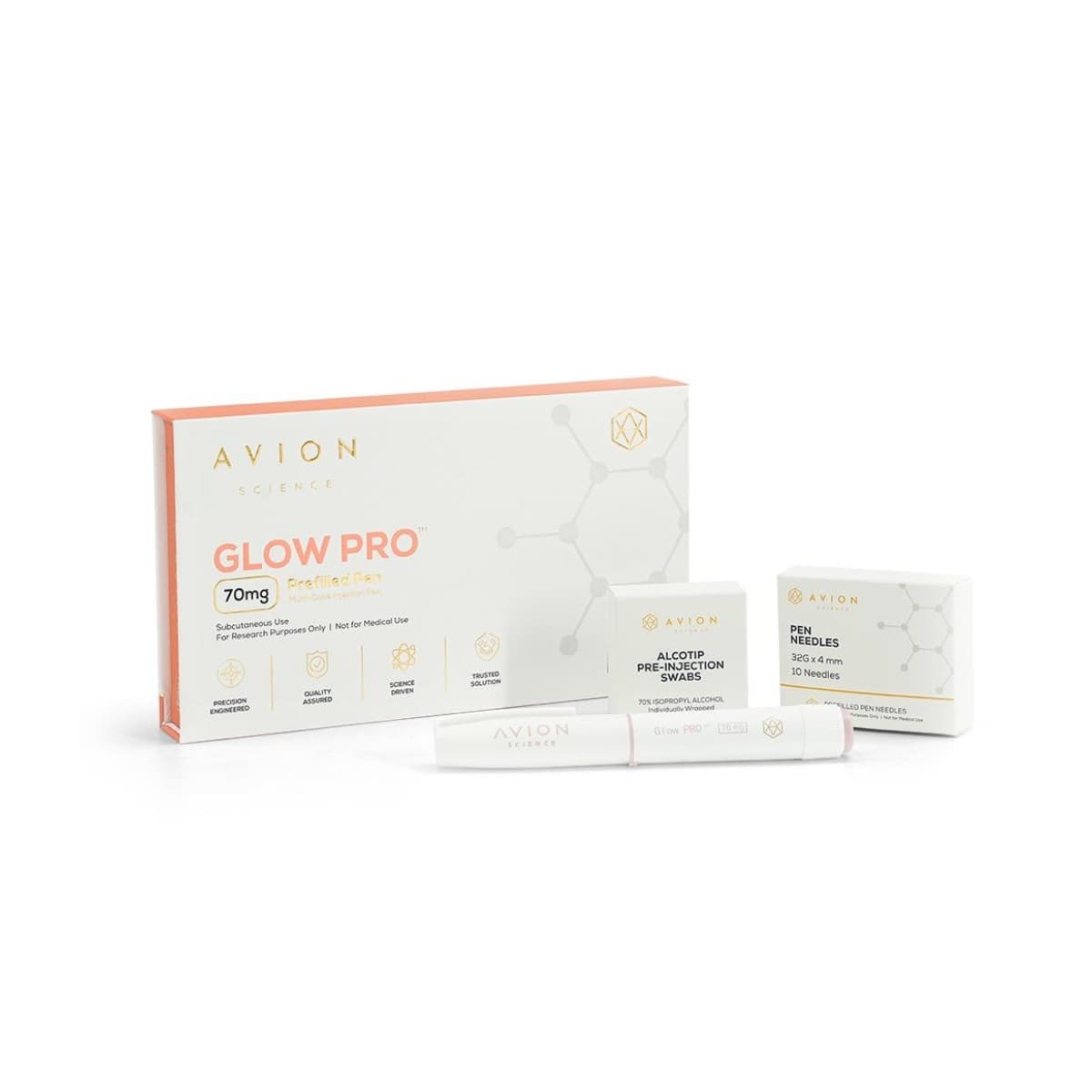 Glow product packaging